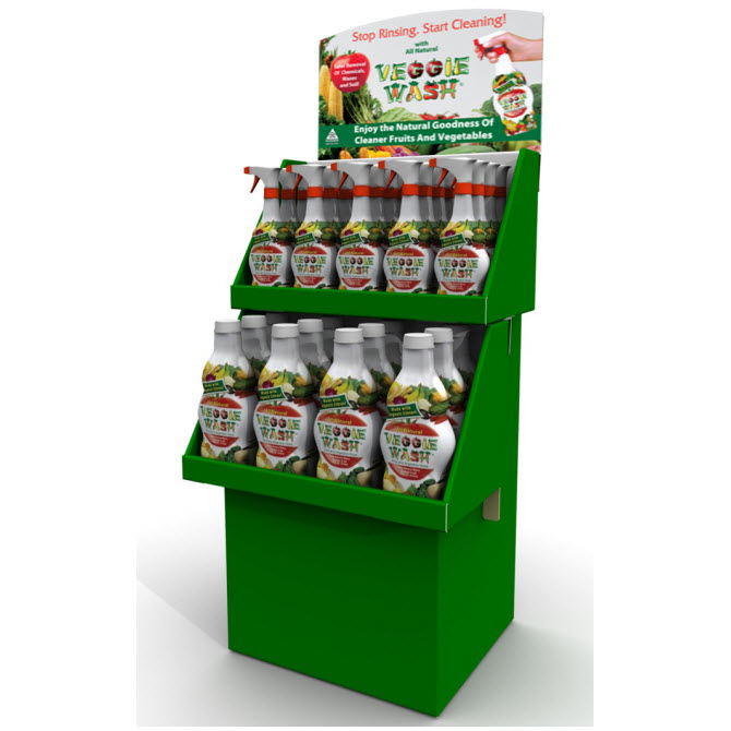 Veggie Wash 32 Piece Floor Display Veggie Wash 32 Piece Floor Display
